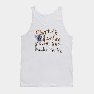 Person and dogs Tank Top